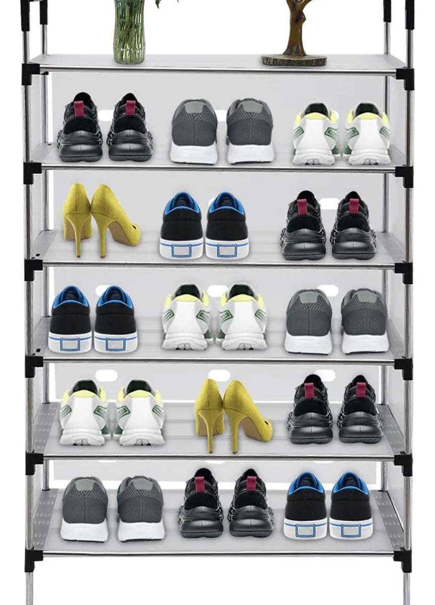 Zapatero con Tapa de 6 Niveles – Orden y Estilo para tu Hogar